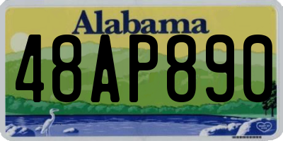 AL license plate 48AP890