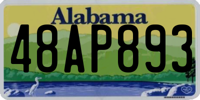 AL license plate 48AP893