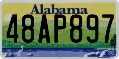 AL license plate 48AP897