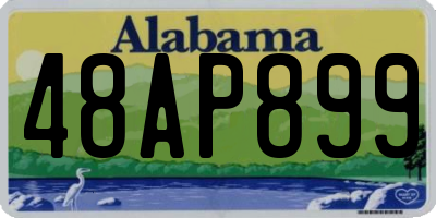 AL license plate 48AP899