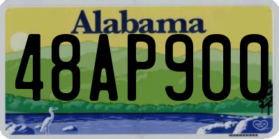 AL license plate 48AP900