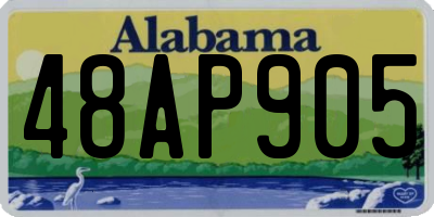 AL license plate 48AP905