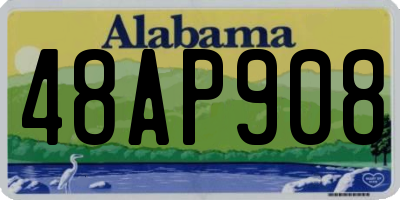 AL license plate 48AP908