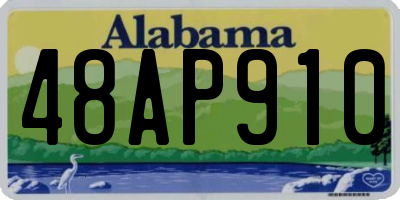 AL license plate 48AP910