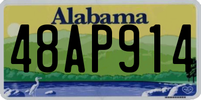 AL license plate 48AP914