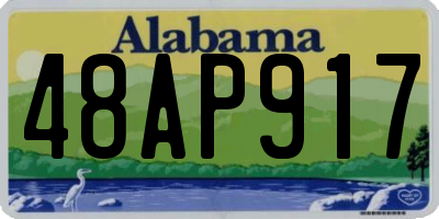 AL license plate 48AP917