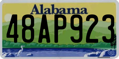 AL license plate 48AP923