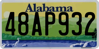 AL license plate 48AP932