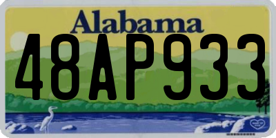 AL license plate 48AP933