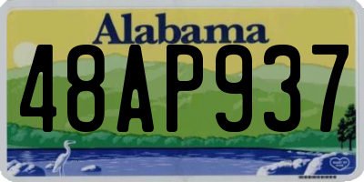 AL license plate 48AP937