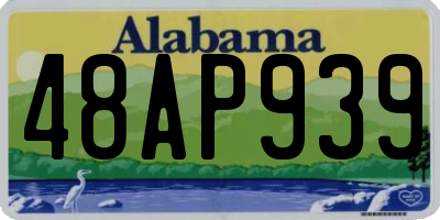 AL license plate 48AP939