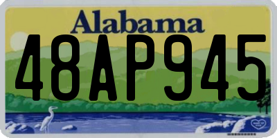 AL license plate 48AP945