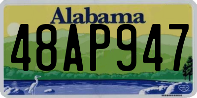 AL license plate 48AP947