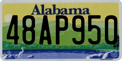 AL license plate 48AP950