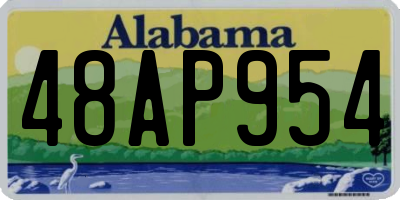 AL license plate 48AP954