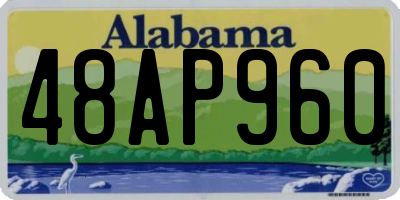 AL license plate 48AP960