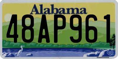 AL license plate 48AP961
