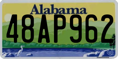 AL license plate 48AP962