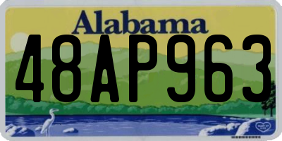 AL license plate 48AP963