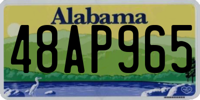 AL license plate 48AP965