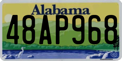AL license plate 48AP968