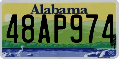 AL license plate 48AP974