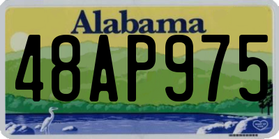 AL license plate 48AP975