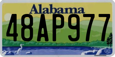 AL license plate 48AP977