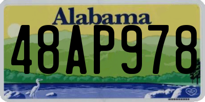 AL license plate 48AP978