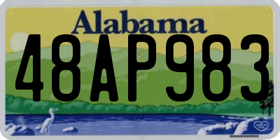 AL license plate 48AP983