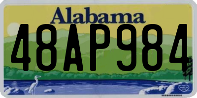 AL license plate 48AP984