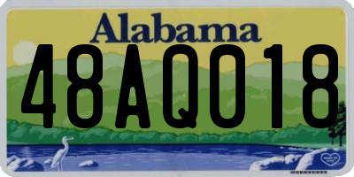 AL license plate 48AQ018