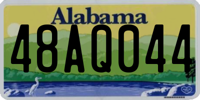 AL license plate 48AQ044