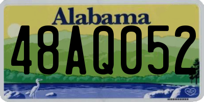 AL license plate 48AQ052