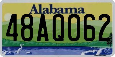 AL license plate 48AQ062