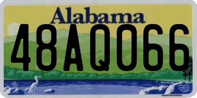 AL license plate 48AQ066