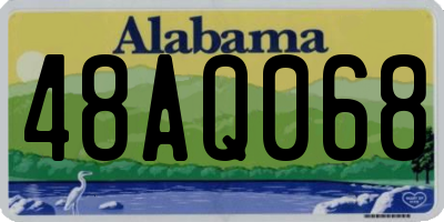 AL license plate 48AQ068