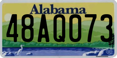 AL license plate 48AQ073