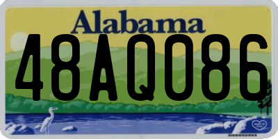 AL license plate 48AQ086
