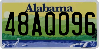 AL license plate 48AQ096