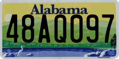 AL license plate 48AQ097