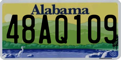 AL license plate 48AQ109