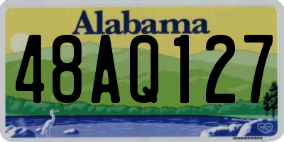 AL license plate 48AQ127