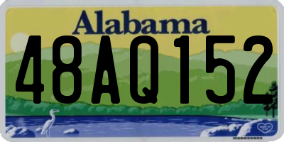 AL license plate 48AQ152