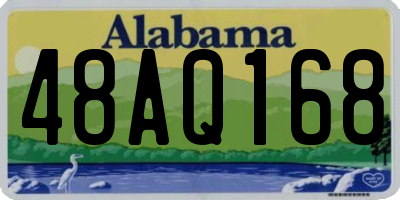 AL license plate 48AQ168