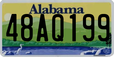 AL license plate 48AQ199
