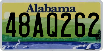 AL license plate 48AQ262