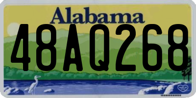 AL license plate 48AQ268