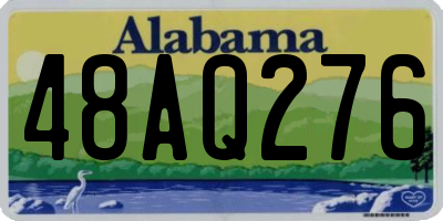 AL license plate 48AQ276