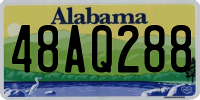 AL license plate 48AQ288